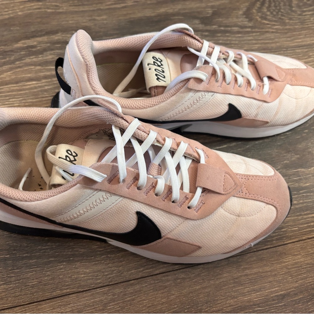 Nike Blush and Black Athletic Shoes